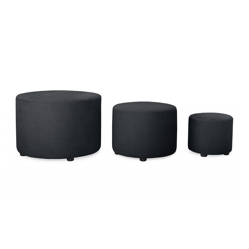 Poufs TROY (Komplekts ar 3 pufi, salokāms)
