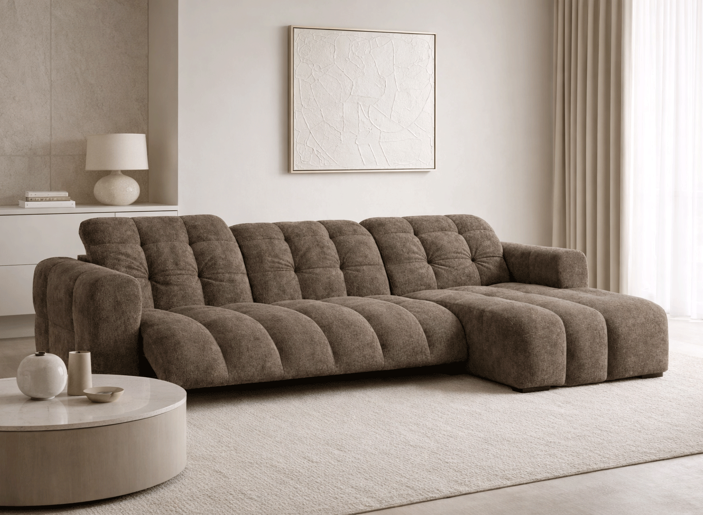 Sofa BEACH (Kampinė sofa)(Recliner)