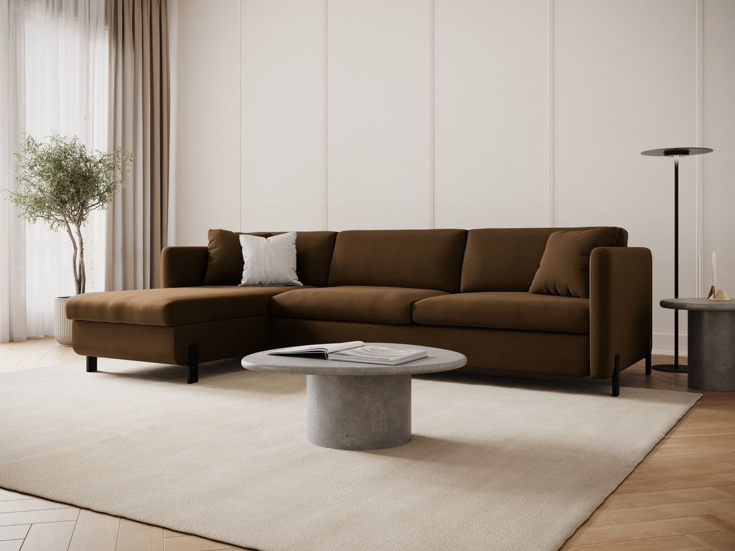 Sofa DREAMS (Ištraukiamas)(Kampinė L)
