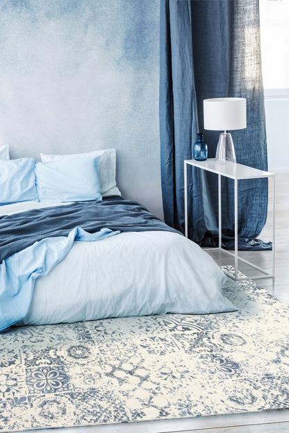 Kilimas SIENA IVORY BLUE (Magic Collection)