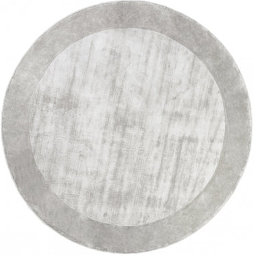 Apaļš paklājs TERE LIGHT GRAY (Roku darbs kolekcija)