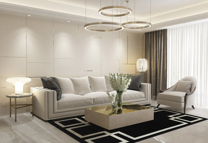 Kilimas HAMPTON JUODAS (Art Deco kolekcija)