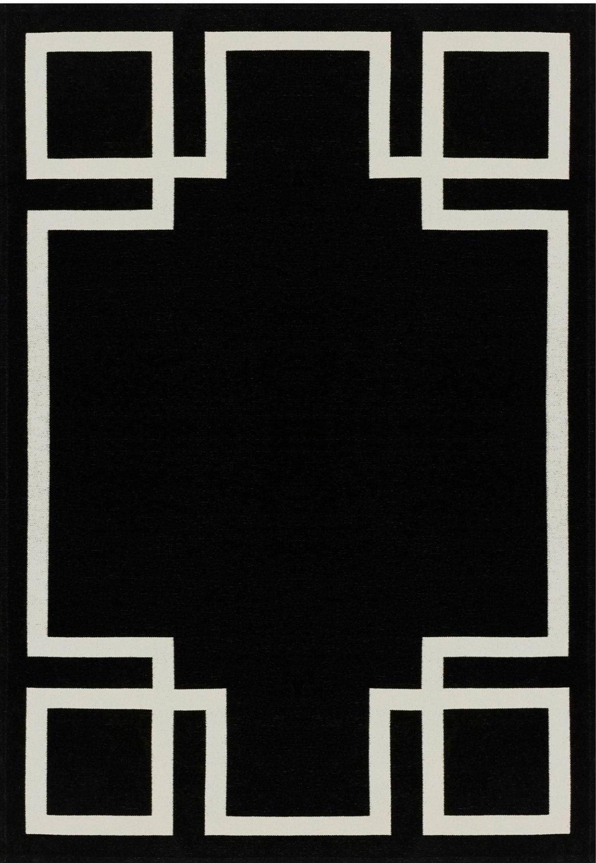 Kilimas HAMPTON JUODAS (Art Deco kolekcija)