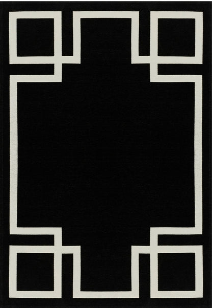 Kilimas HAMPTON JUODAS (Art Deco kolekcija)