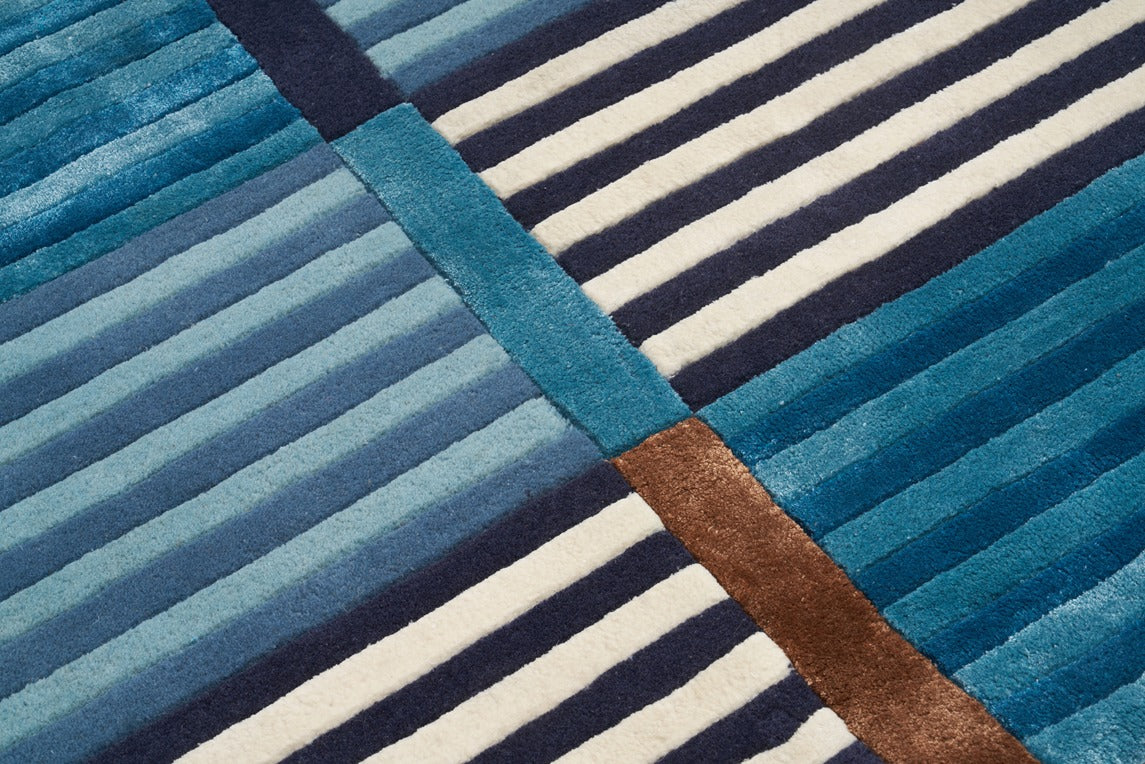 Kilimas ADMIRAL BLUE (Rankų darbo kolekcija)