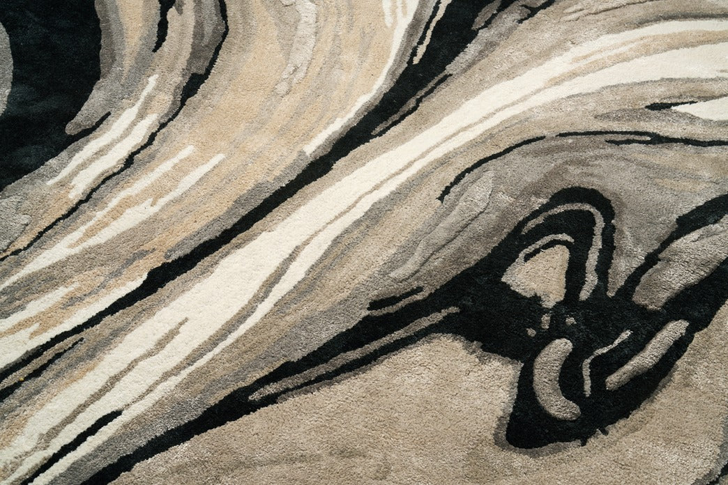 Kilimas BLUR BLACK (Handmade Collection)