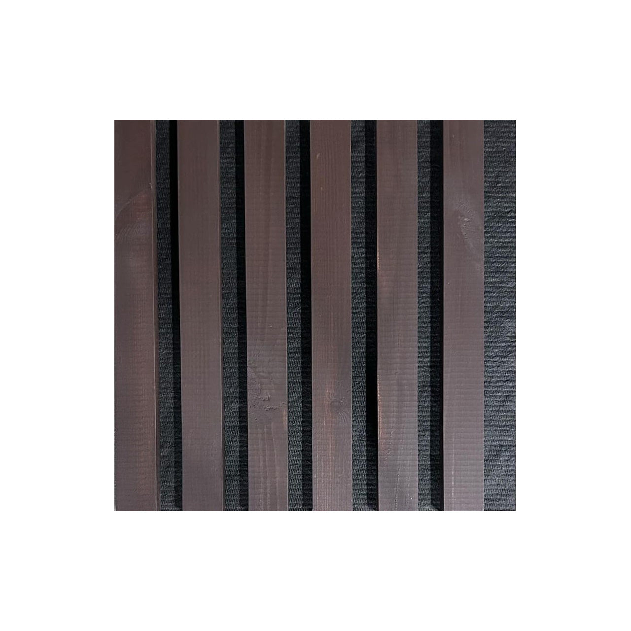 Dabīgā koka sienas panelis 2700 x 300mm (Brūns-Melns)