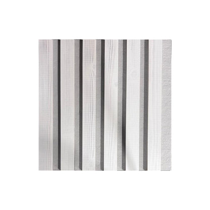 Dabīgā koka sienas panelis 2700 x 300mm (Balts-Gaiši pelēks)