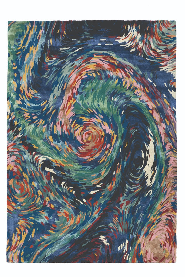 Paklājs FLORES BLUE (Roku darbs kolekcija)