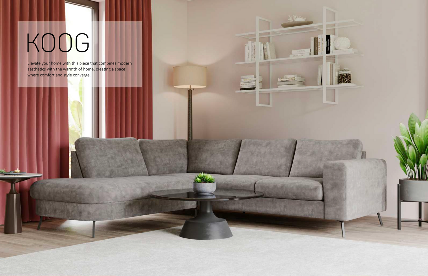 Sofa Koog (Atvira kampinė)