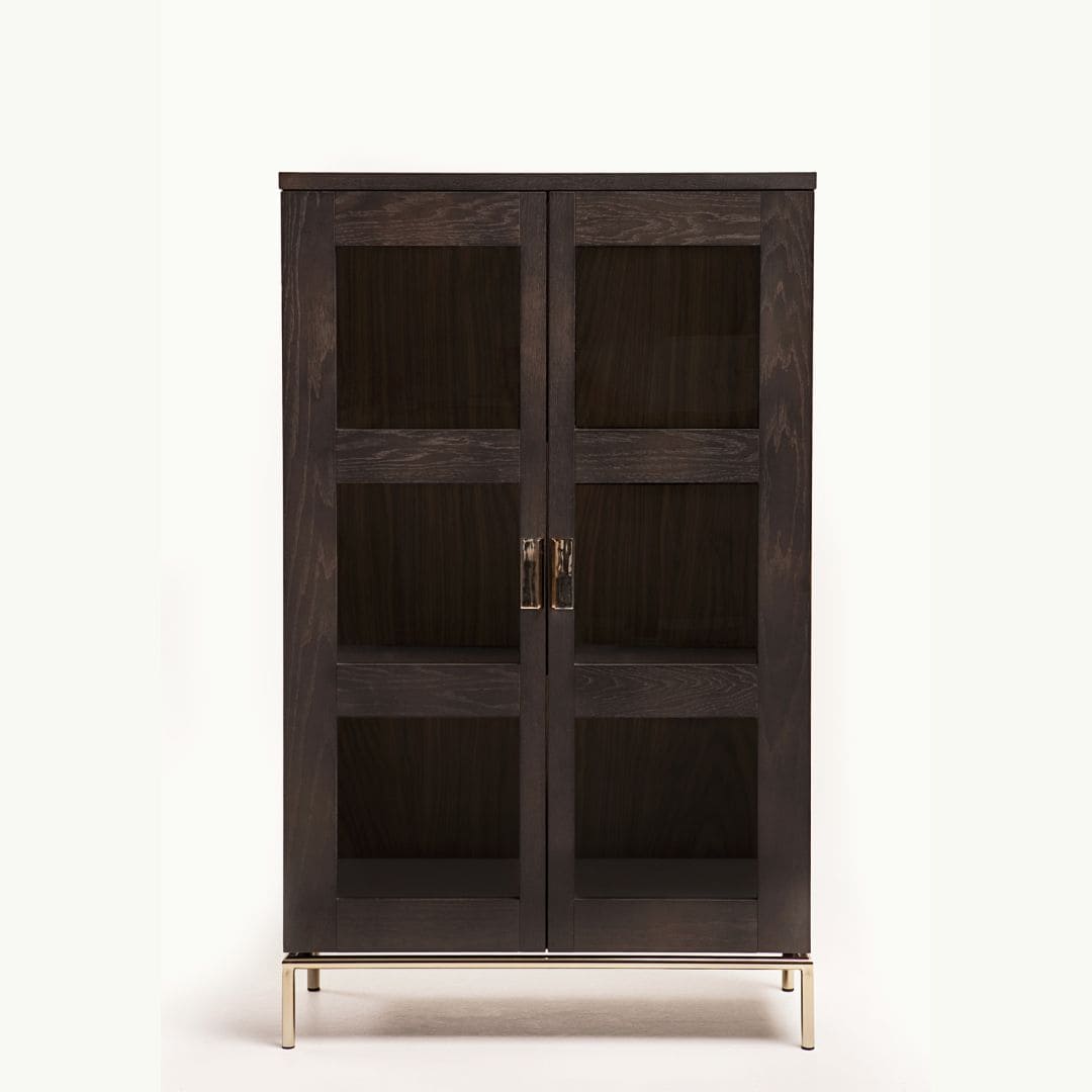 Pimlico Armoire augsts vitrīnas skapis