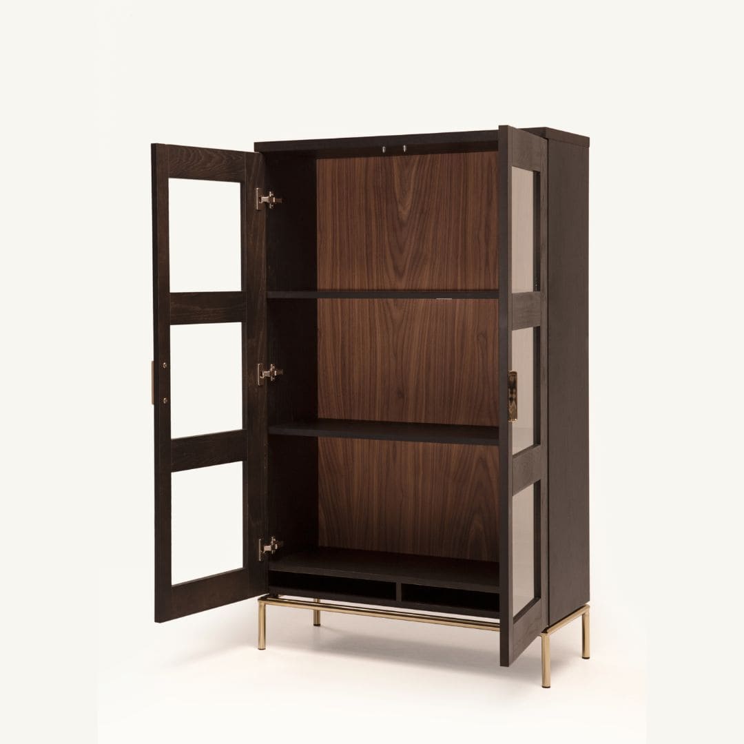 Pimlico Armoire augsts vitrīnas skapis