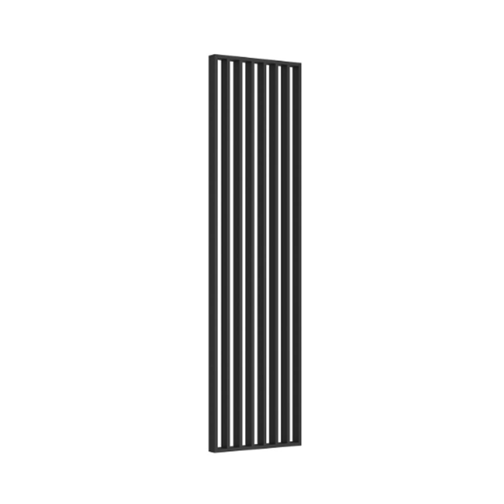 Lamellas koka siena 2750 x 580mm (BLACK) (Brīvi stāvoša)