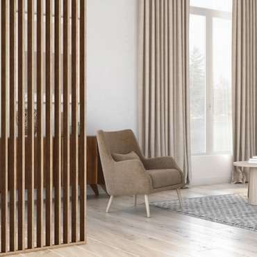 Lamellas koka siena 2750 x 580mm (OAK) (Brīvi stāvoša)
