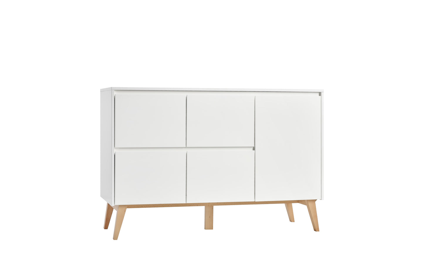 Kumode ar 4 atvilktnēm un durvīm (Classy kolekcija)
