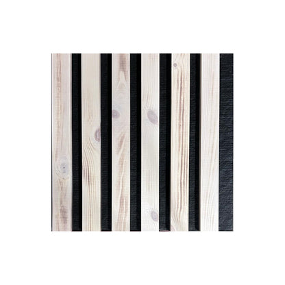 Dabīga koka sienas panelis 2700 x 300mm (Transparent-Grey)