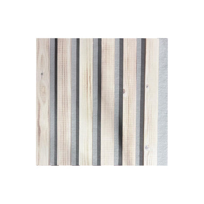 Dabīgā koka sienas panelis 2700 x 300mm (Caurspīdīgs laka-Melns)