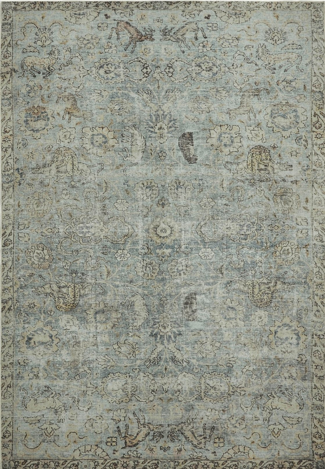 Kilimas BOHO MĖTINIS (Magic Home Print Collection)