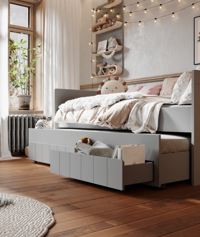 Divvietīga bērnu gulta 200x90 (Wind kolekcija)