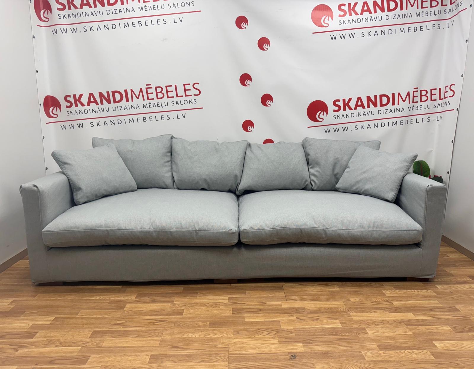 Dīvāns COMFY (3 vietīgs) (izstāde) (Pelēks)