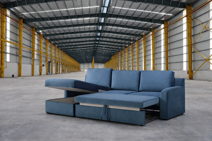 Sofa ELBA (Kairė kampinė, ištraukiama)(Gamintojo sandėlis)