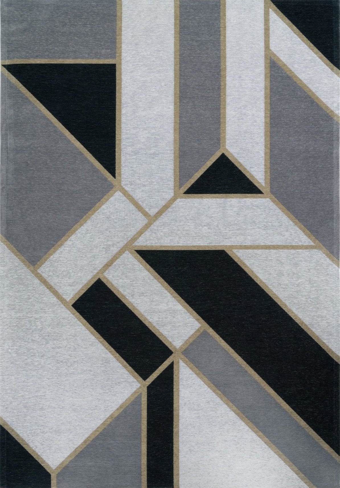 Kilimas GATSBY JUODAS (Art Deco kolekcija)
