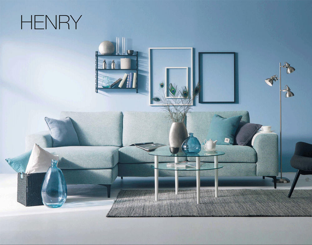 Sofa Henry (kampinė chaiselong)