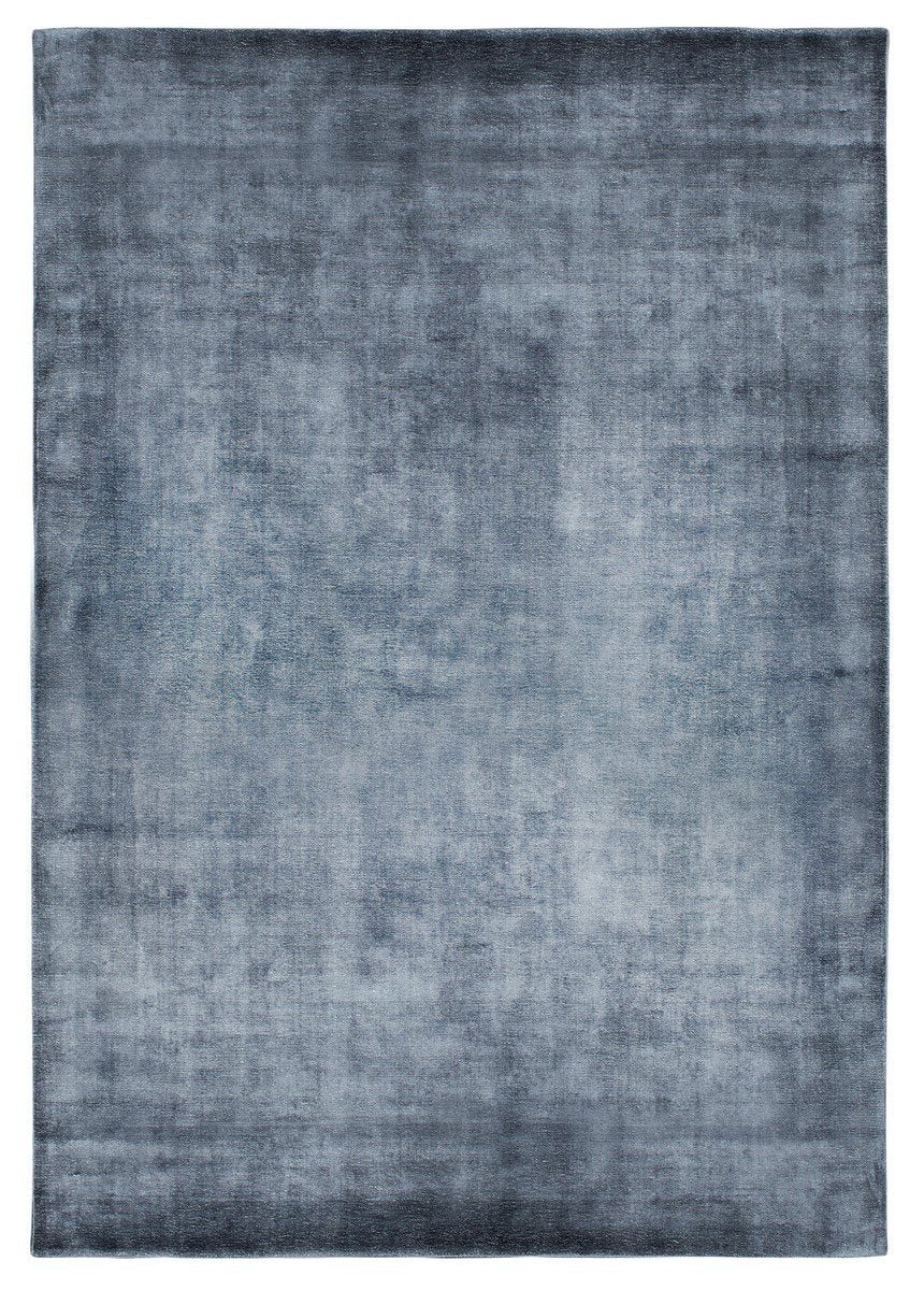 Kilimas LINEN TAMSIAI MĖLYNAS (Rankų darbo kolekcija)