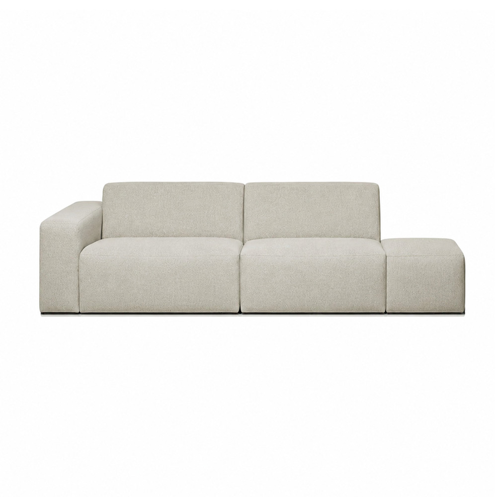 Sofa LOFT (Trečioji vieta su pufu) (Modulinis)