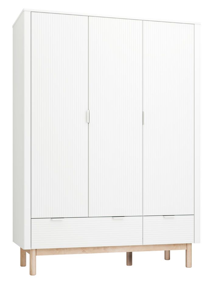 Drēbju skapis ar 3 durvīm (Stripe kolekcija)