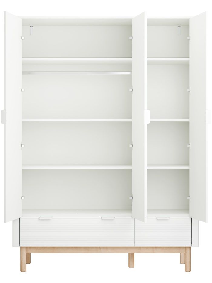 Drēbju skapis ar 3 durvīm (Stripe kolekcija)