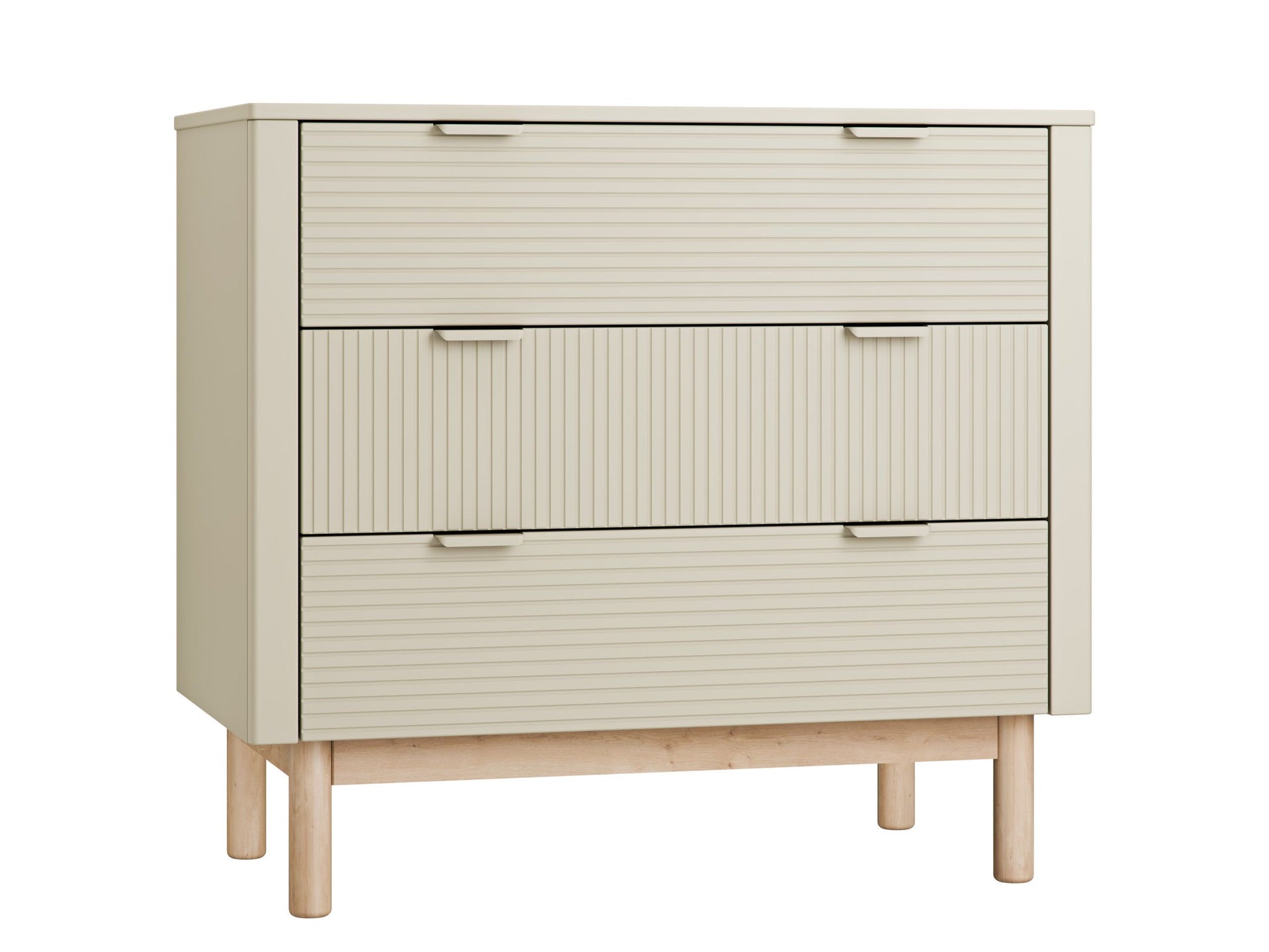 Atvilktņu komode ar 3 atvilktnēm (Stripe kolekcija)
