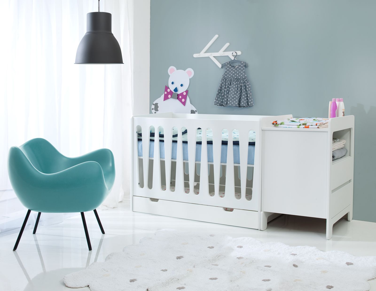 Bērnu gultiņa 120x60 (Forms kolekcija)