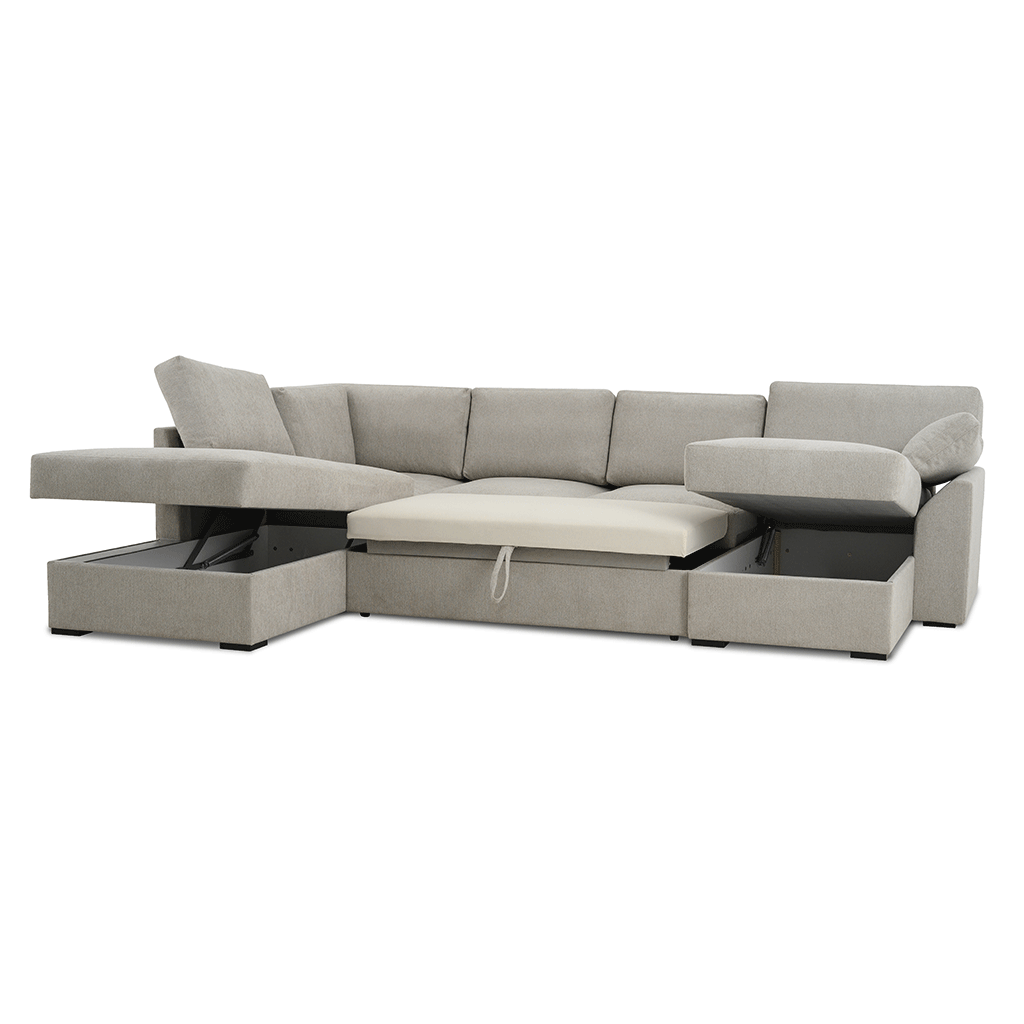 Sofa Moderni Miegamoji (Kampinė U forma)