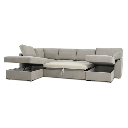 Sofa Moderni Miegamoji (Kampinė U forma)
