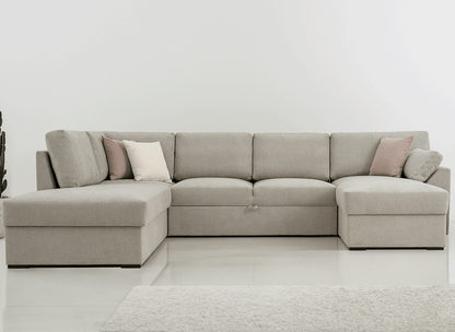 Sofa Moderni Miegamoji (Kampinė U forma)