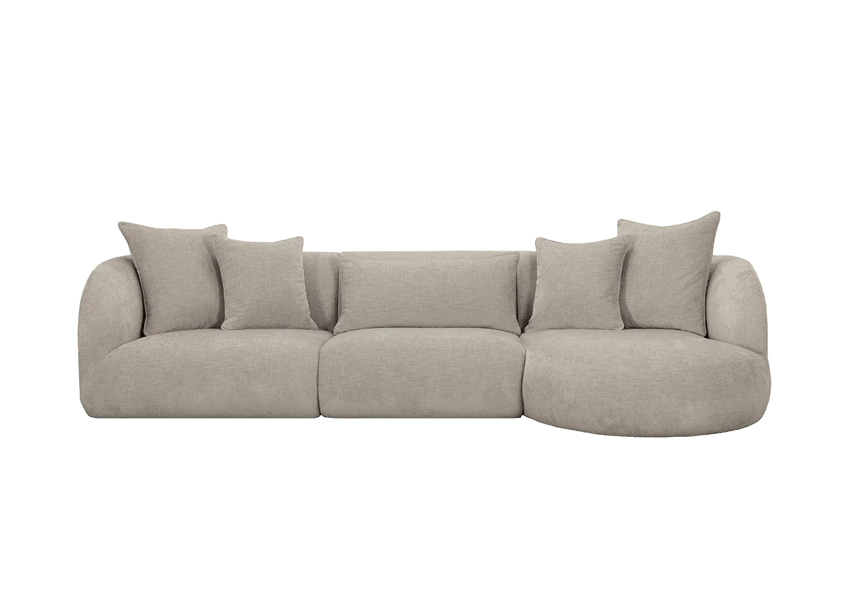 Sofa PEBBLE (Kampinė Šezlongas)