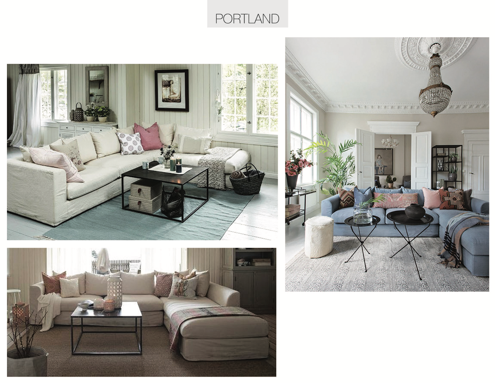 Sofa PORTLAND (Trumpas kampas)