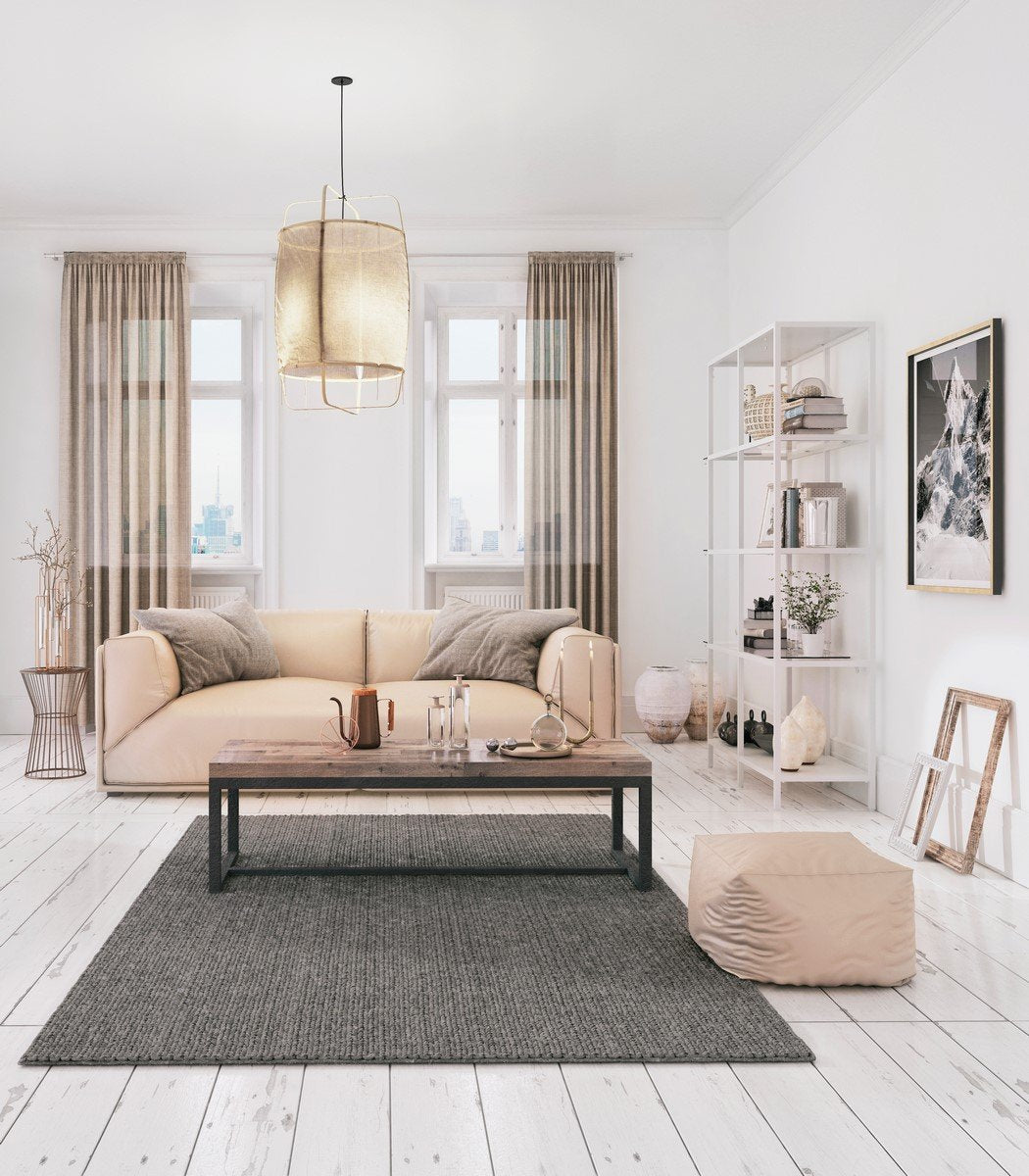 Kilimas REINA TAMSIAI PILKAS (Rankų darbo kolekcija)