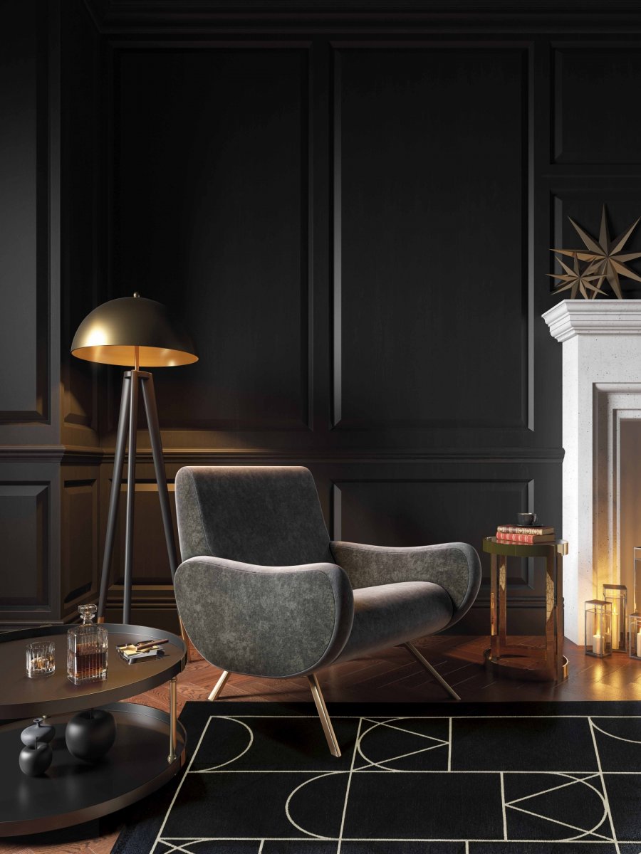 Kilimas SIGNET BLACK (Art Deco kolekcija)