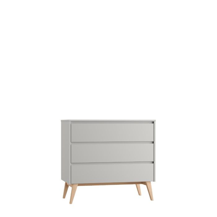 Atvilktņu komode ar 3 atvilktnēm (Classy Gray kolekcija)