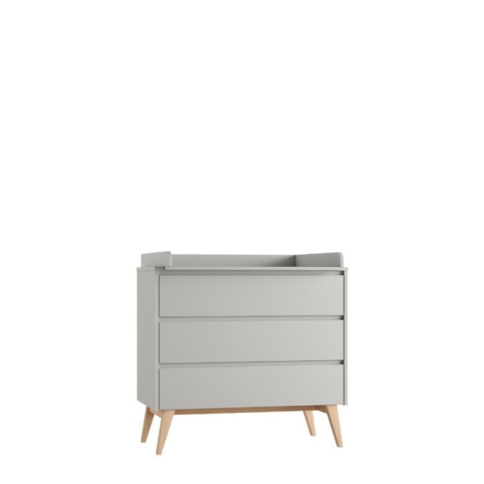 Atvilktņu komode ar 3 atvilktnēm (Classy Gray kolekcija)