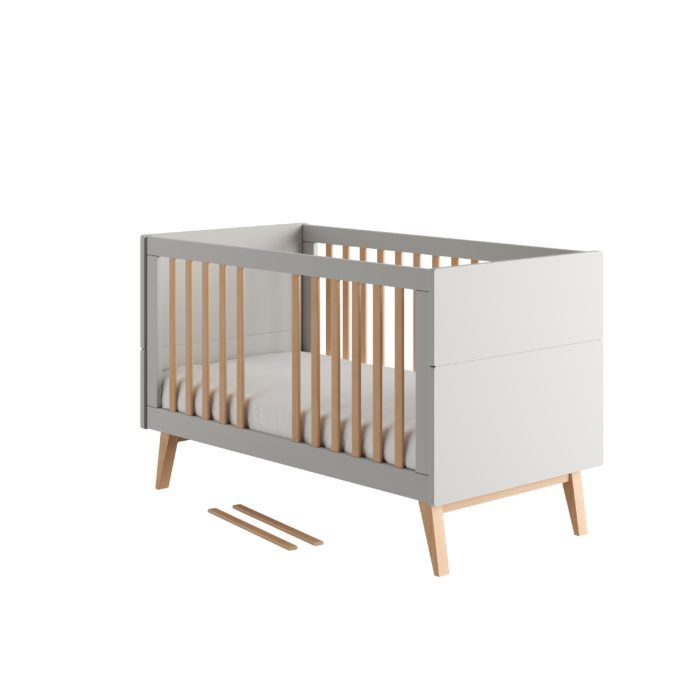 Bērnu gultiņa 140x70 (Classy Gray kolekcija)