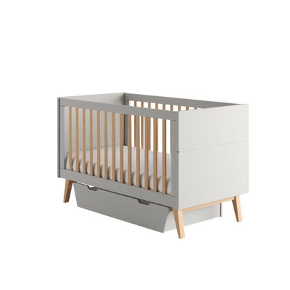 Bērnu gultiņa 140x70 (Classy Gray kolekcija)