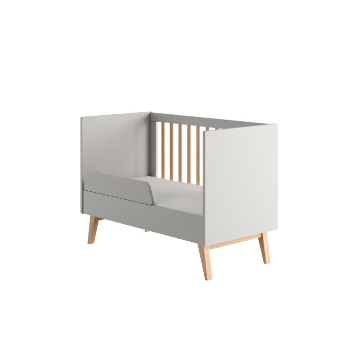 Bērnu gultiņa 120x60 (Classy Gray kolekcija)